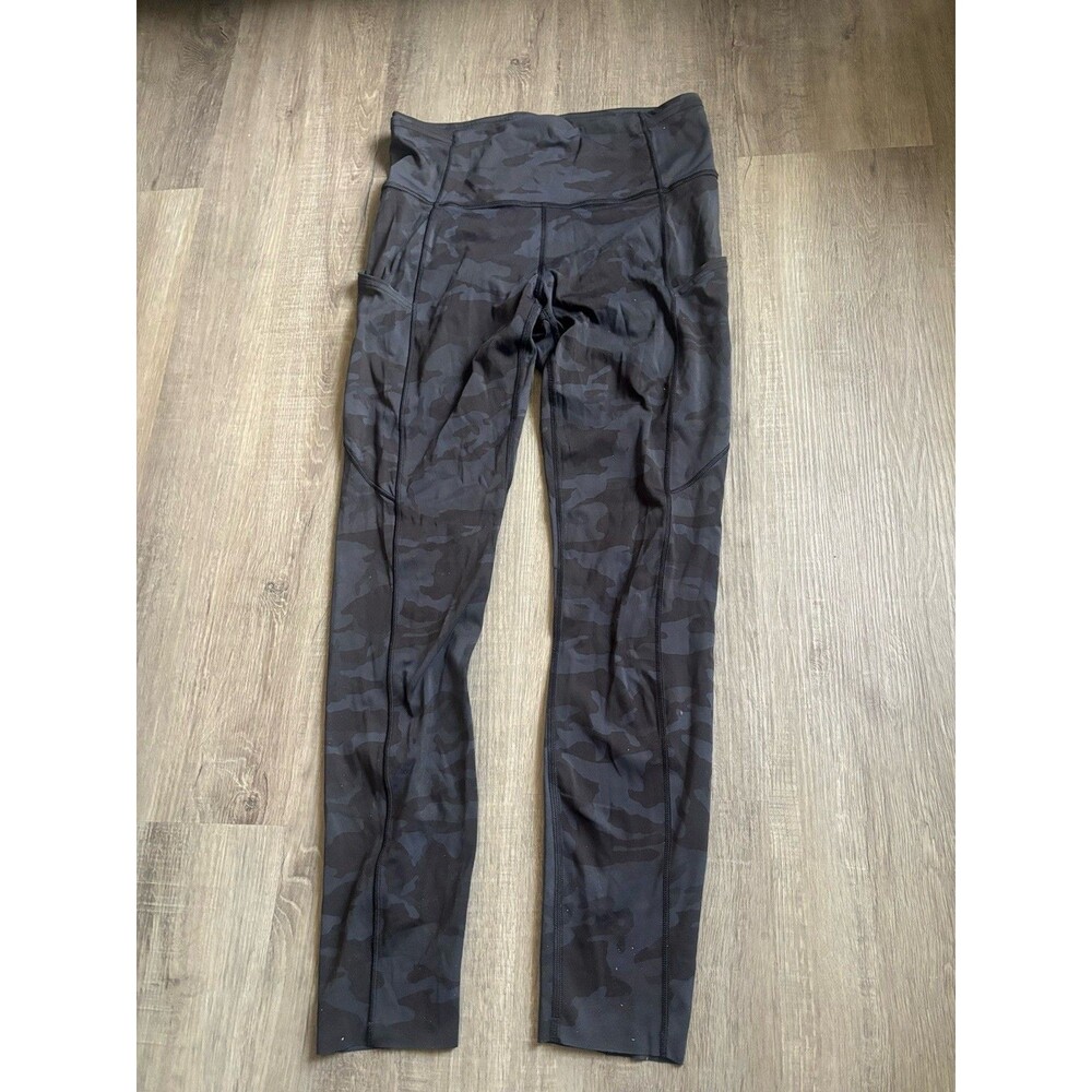 Lululemon Fast Free Tight II 25" Non-Reflective Heritage 365 Camo size 6